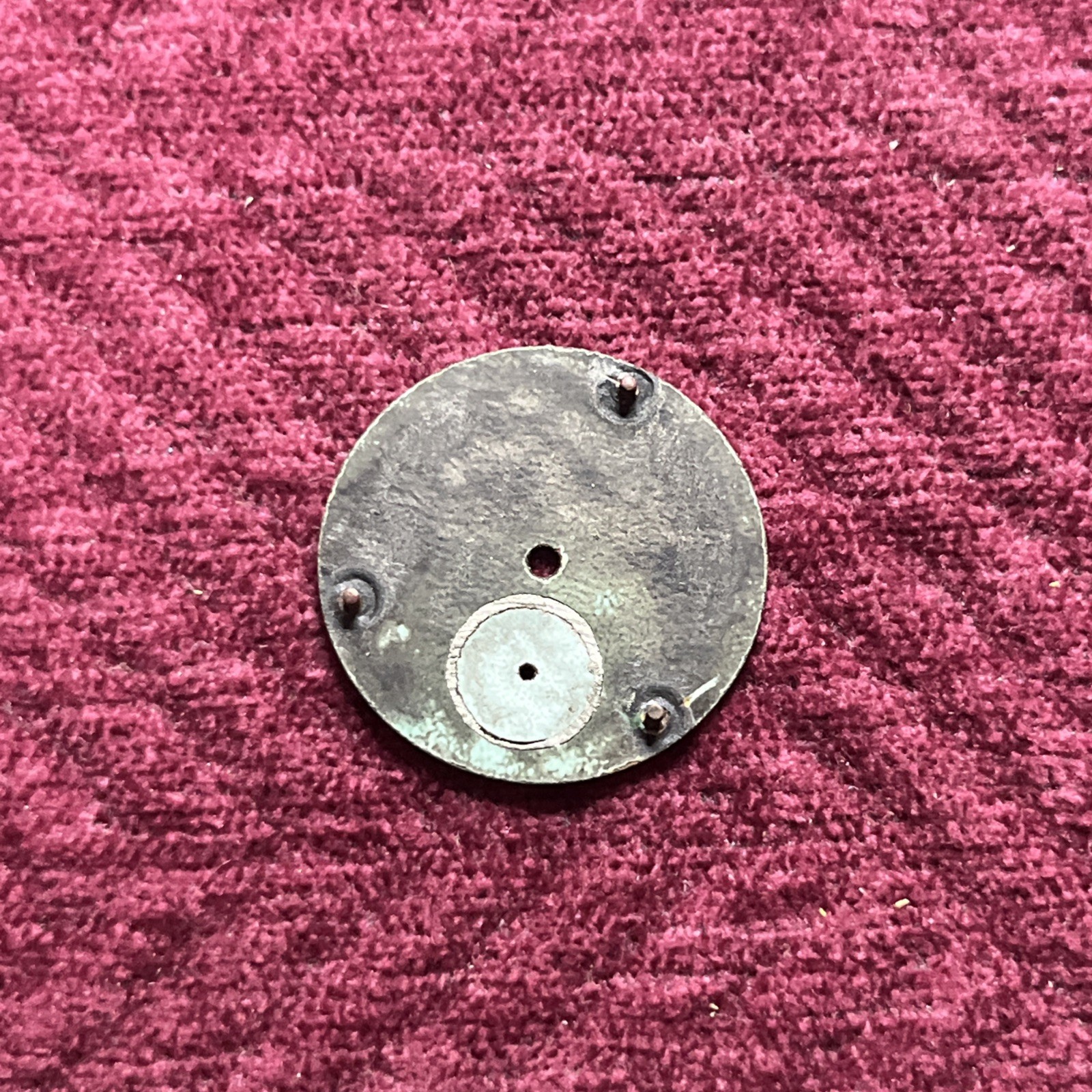 Vintage Waltham Watch Dial Only 28mm w Roman numerals