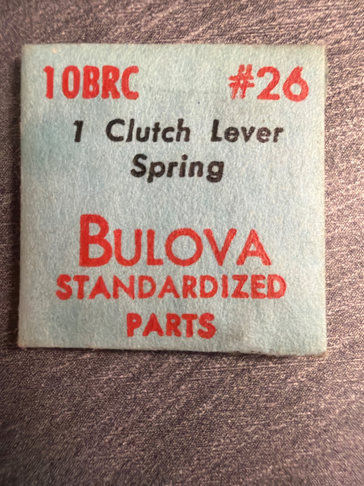 Bulova #26 Clutch Lever Spring NOS – Various Calibers – Factory Sealed