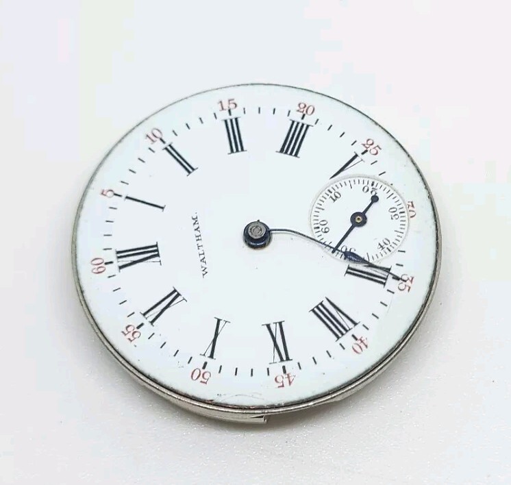 1901 Waltham Model 1891 Grade Seaside 7J 0s Pocket Watch Movement For Repair