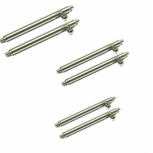 10pcs Replacement Quick Release Watch Strap Spring Bars Pins 18/ 20/ 22/ 22.5 mm