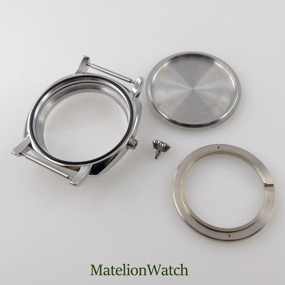 42mm Diving Square Watch Case Fit NH35 NH36 200M Waterproof AR Coating Sapphire