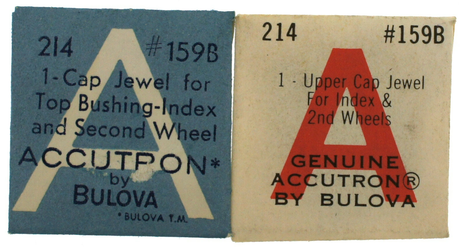 Bulova Accutron 214 Watch Part 159B Cap Jewel Index Second Wheel Top Bushing NOS