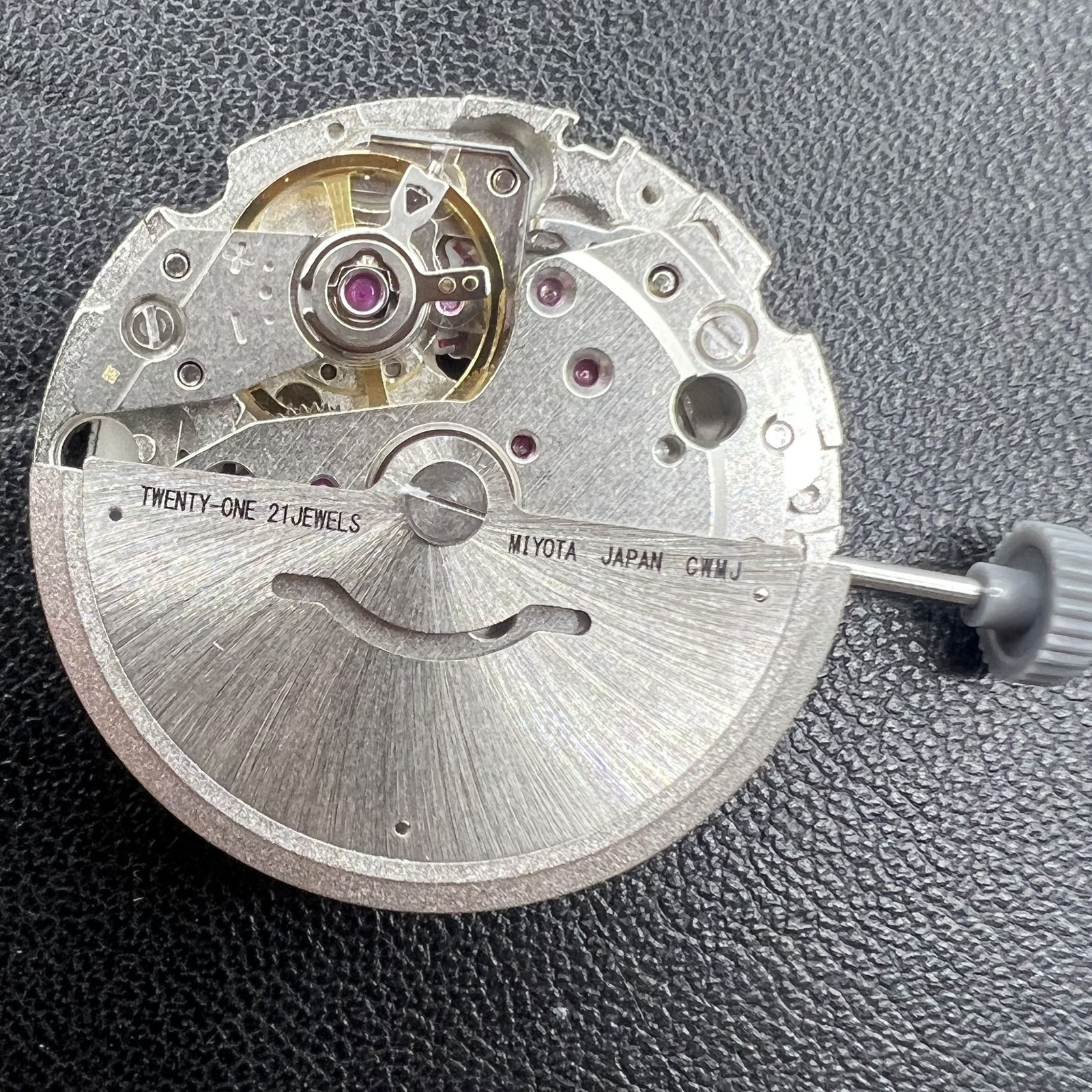 Miyota /Citizen 8215 Black Dial Date At 3 Automatic Mechanical Movement