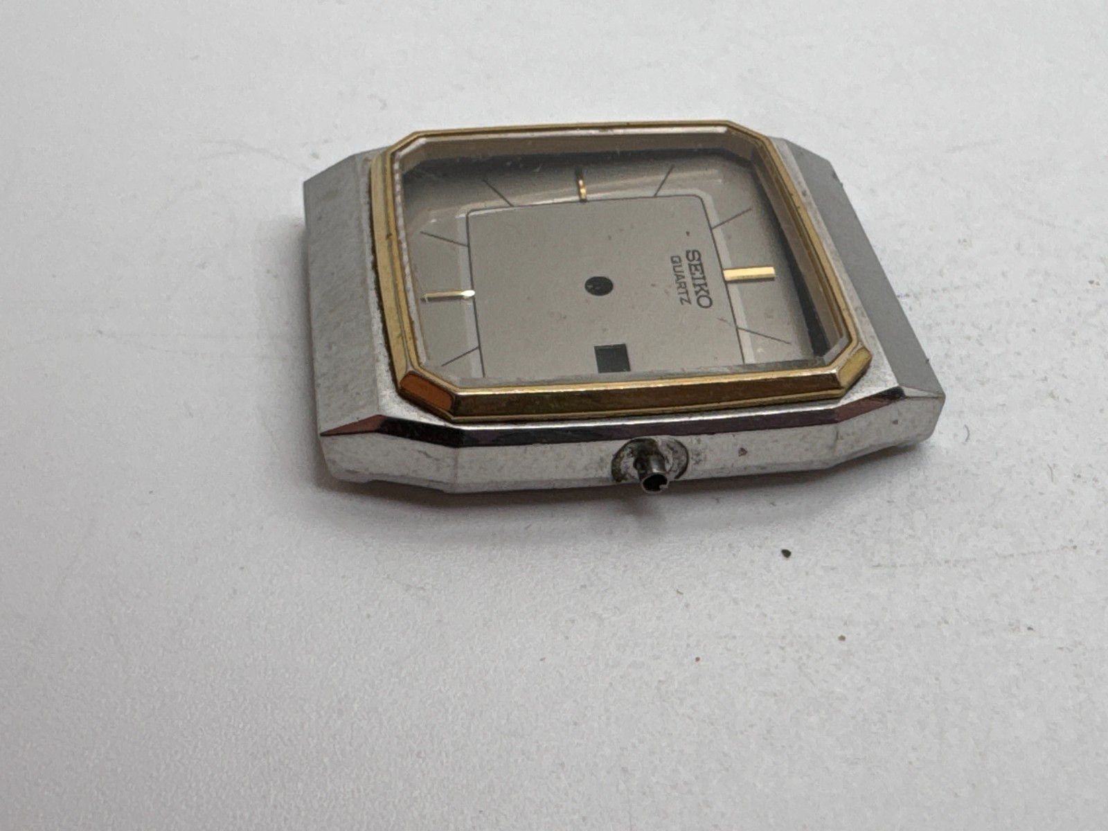 Vintage Men’s Seiko 6533-5039 Two Tone Watch Case ONLY