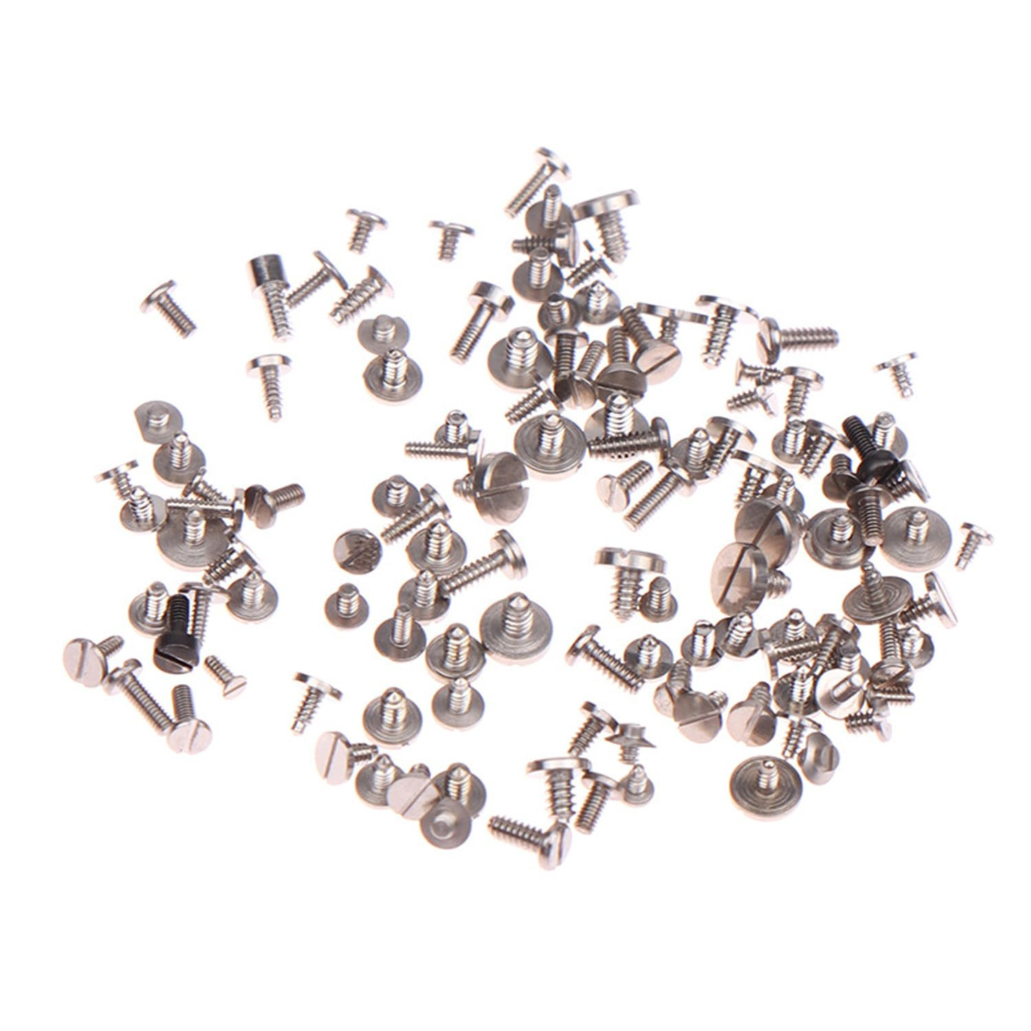 100 Piece Set of Watch Battery Clamp Screw Assortment Replaces Old Battery Clamp
