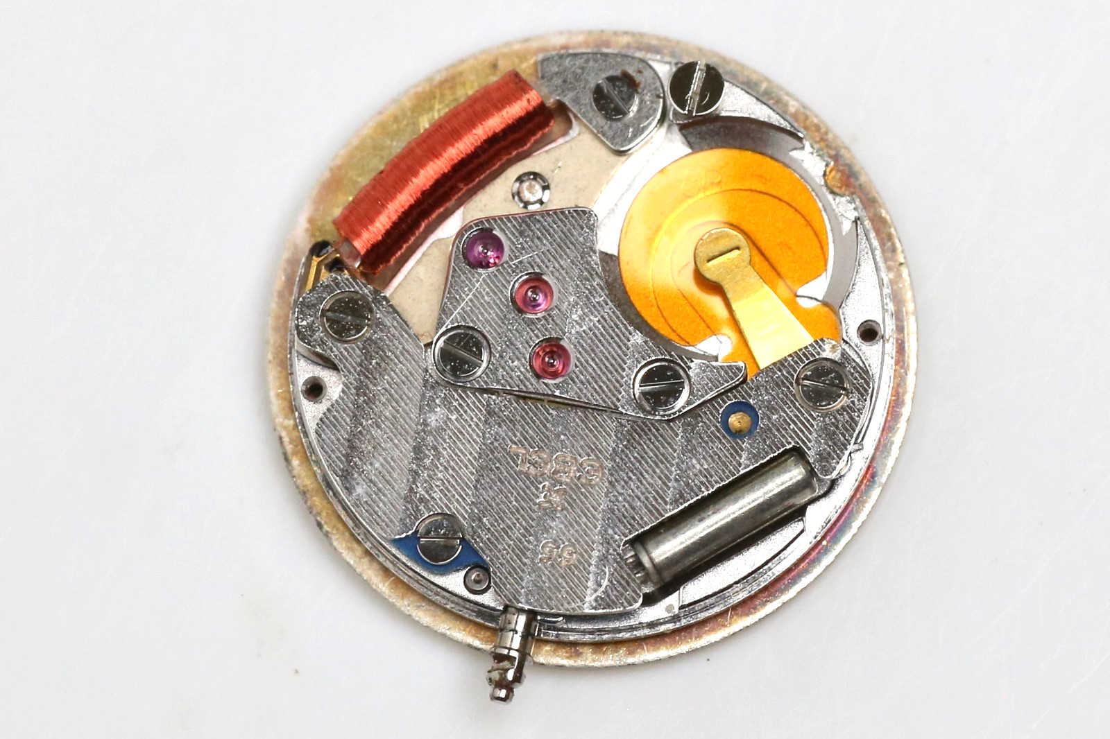 Ebel/Cartier Cal. 66 Quartz Watch Movement, White Dial & Hands, Working