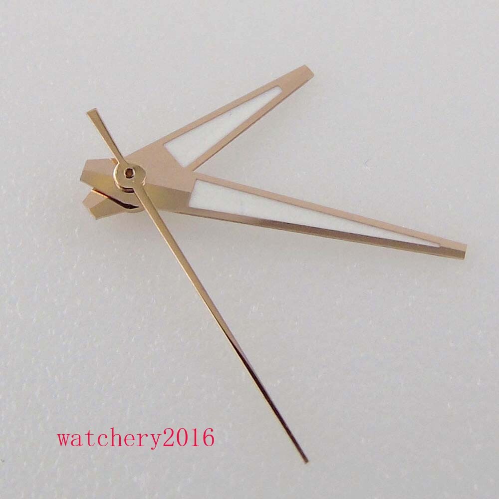 Luminous Yellow/Silver/Rose Gold Watch Hands Fit NH35 NH36 4R36 7S36 7002 7009
