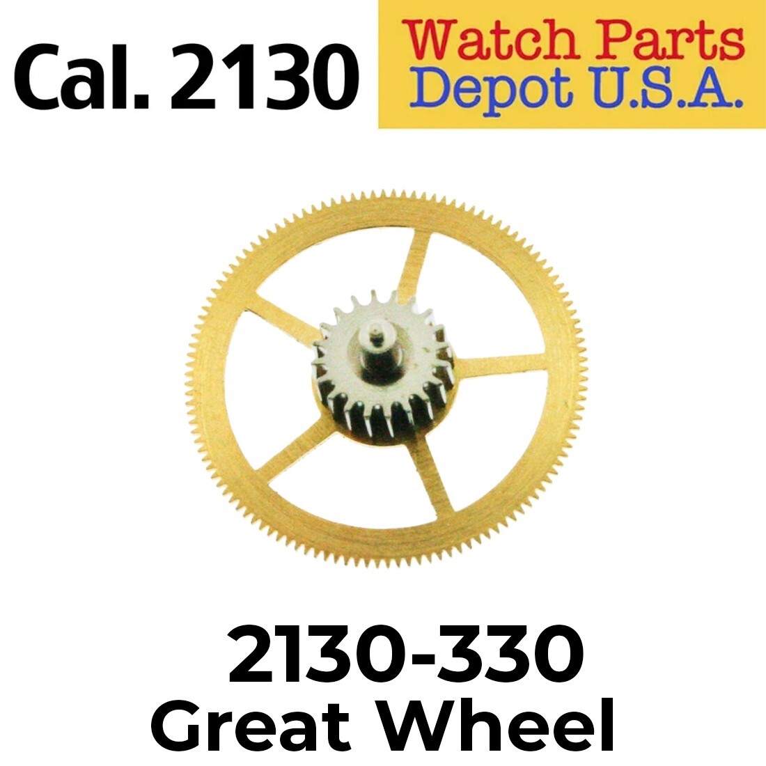 Rolex Caliber 2130-330 Great Wheel, Swiss Made Replacement Parts