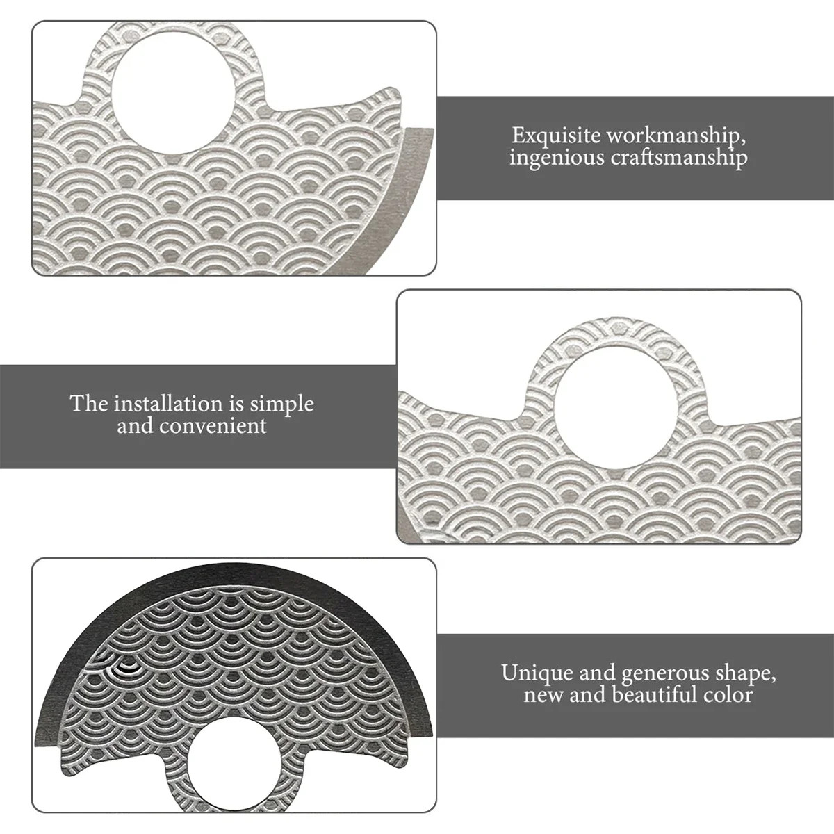 Automatic Hammer Patch Rotor Wave Pattern For NH35/NH36/4R35/4R36 Watch Movement