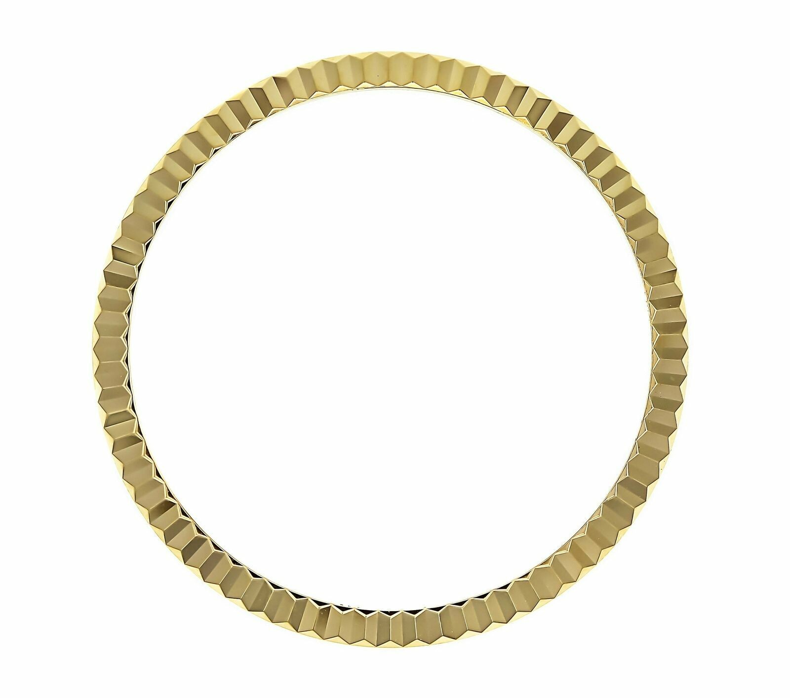 FLUTED BEZEL FOR 34MM TUDOR PRINCE 74000 74033 74034 75000 75203 75213 GOLD