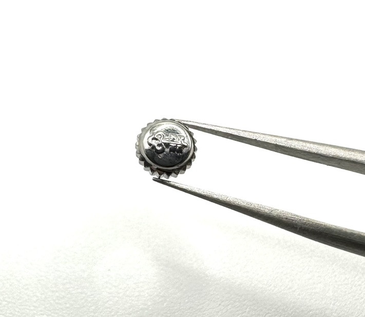 New Genuine Corum 4.4mm Stainless Steel Waterproof Crown Part