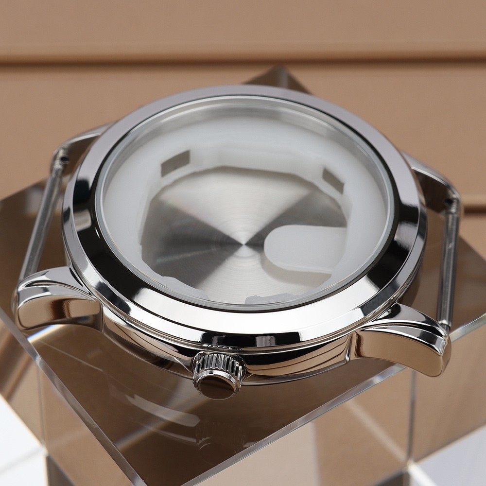 40.5mm Business Watch Case Polished 316 Stainless 10ATM For Miyota GM00 Movement