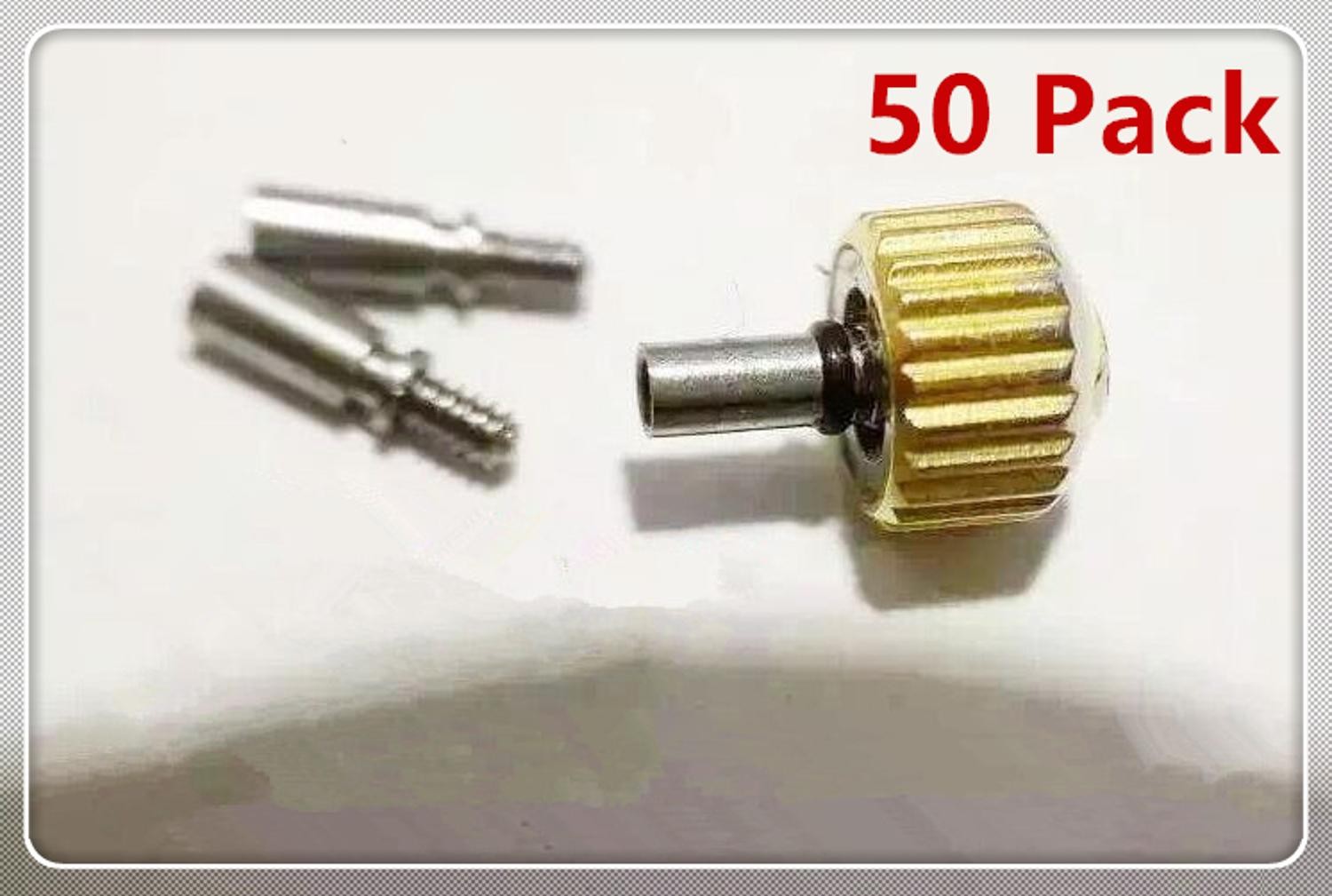Watch Winding Stem Crown Connector Adapter Slot 50PCS 0.9mm to 0.9mm Spare Part