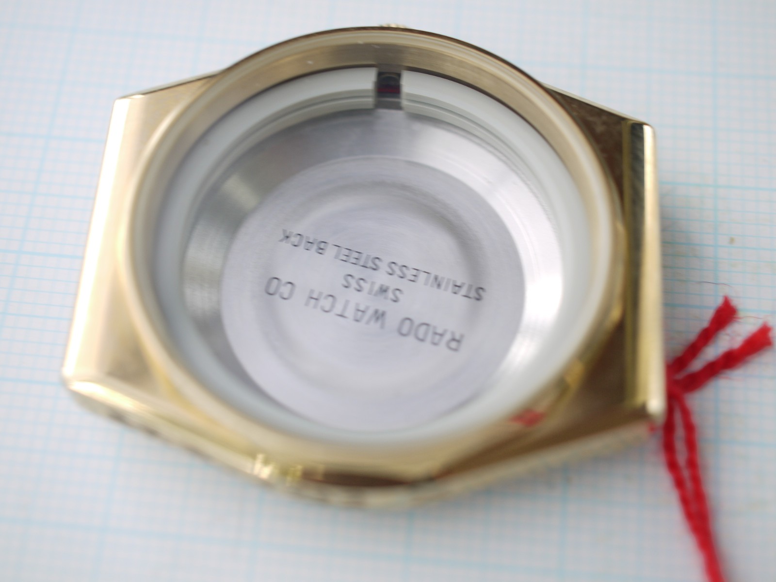 Rado Voyager Automatic watch ref.636.3236.2 Gold Plated 34 x 38mm CASE