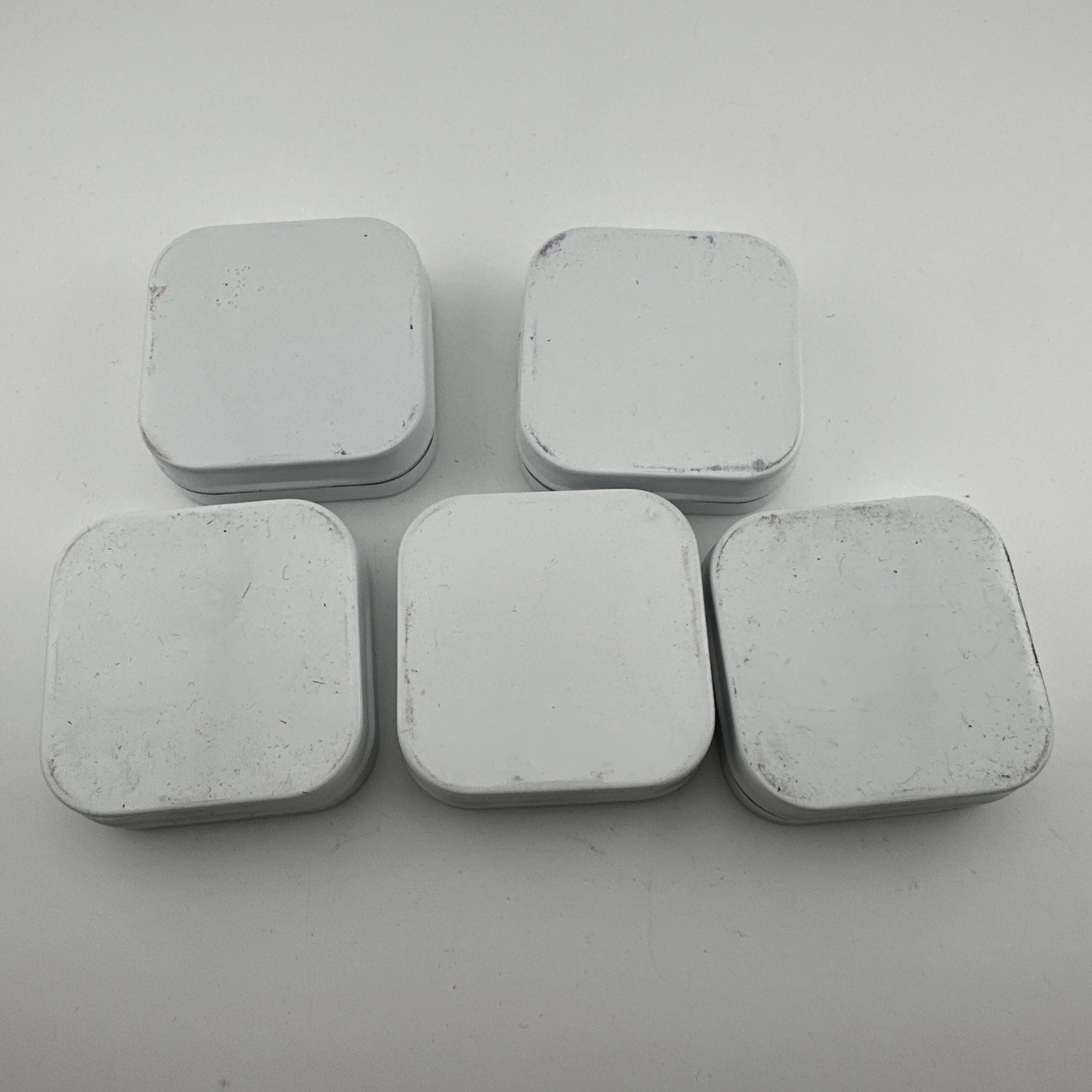 Vintage Genuine Rolex U.S.A Tin Metal Boxes for Watch Parts Service Lot of 5