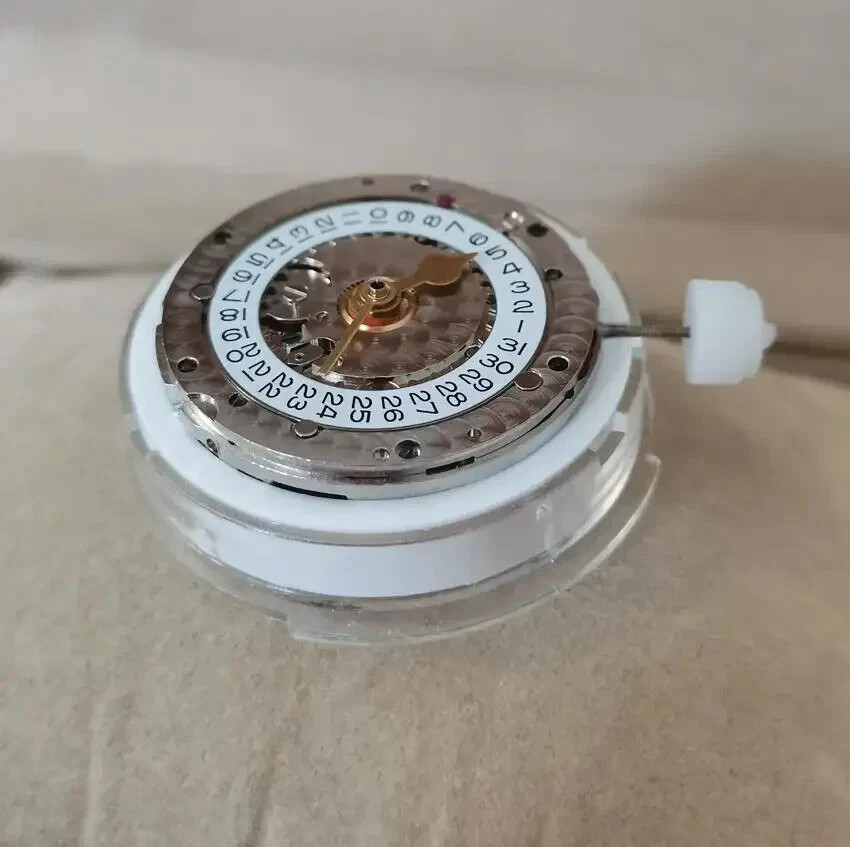 Automatic 3186 GMT Mechanical Watch Movement Blue Balance Spring High Accuracy