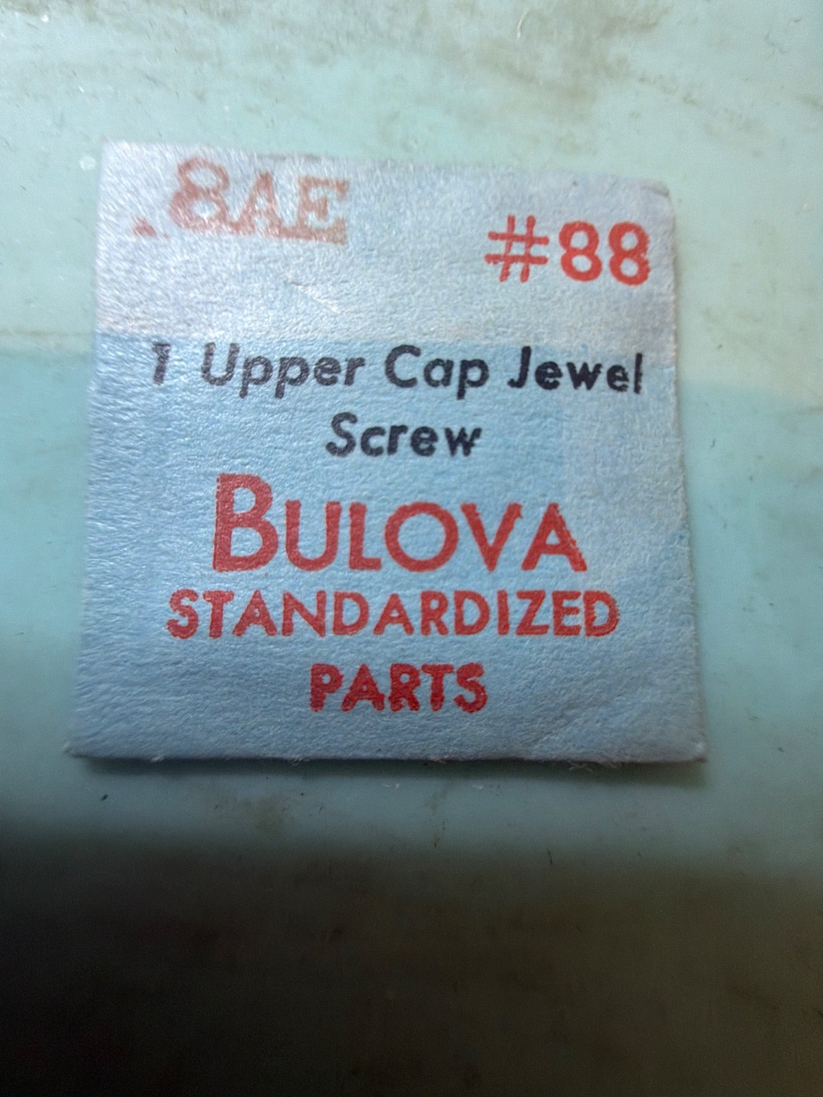 Bulova #88 – Upper Cap Jewel Screw – NOS – Various Calibers