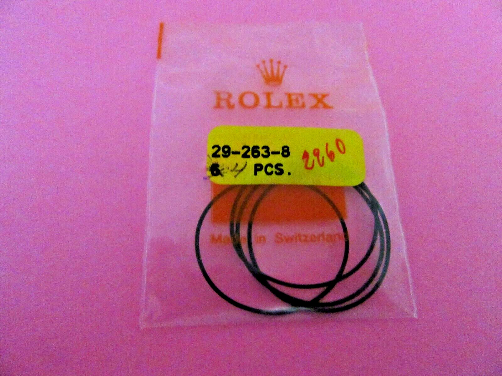 ROLEX CAL. 2260. CASE BACK GASKETS. # 29-263-8. PER ONE GASKET. Sku RLX 14-15