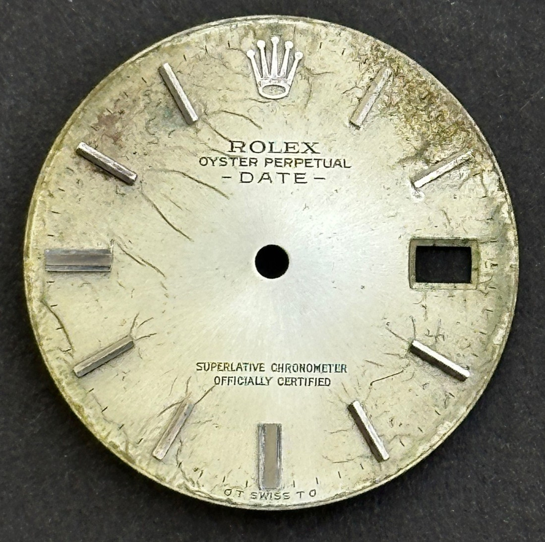 Vintage Rolex Oyster Perpertual Date Watch Dial For 34mm Case 1500 1501 1503