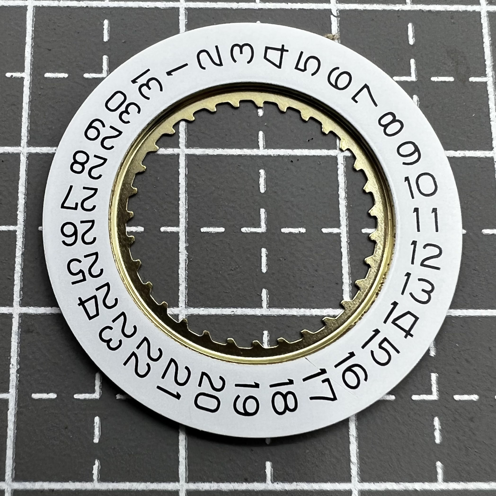 White Date Disk Wheel Date Wheel Date At 4 for MovementRonda 5040D 5030D
