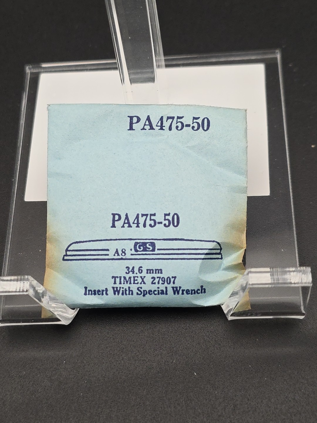G-S Watch Crystal PA475-50 34.6MM Timex 27907