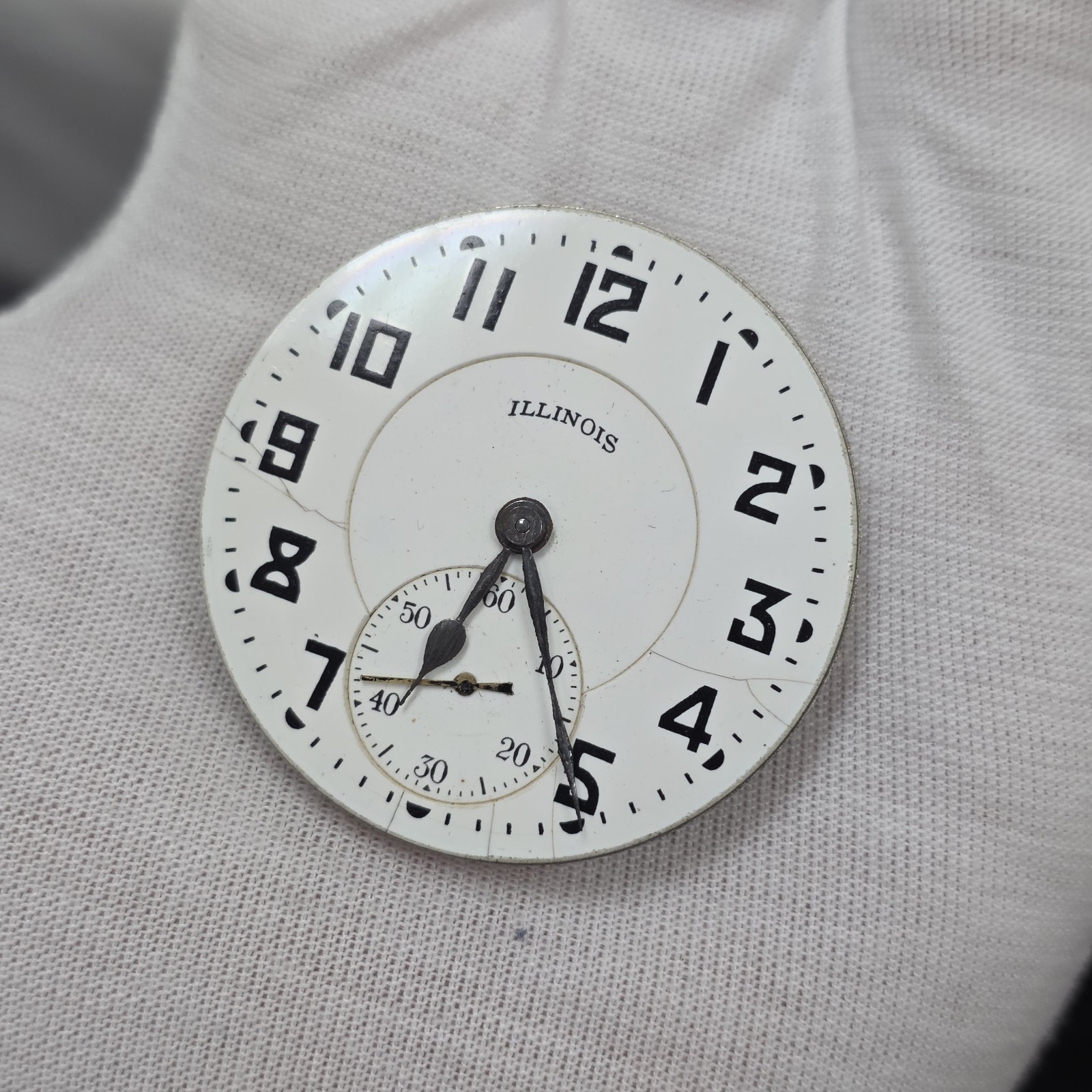 Antique 16s 1917 Illinois 17j Mechanical Pocket Watch Gr 305 Executive Detroit