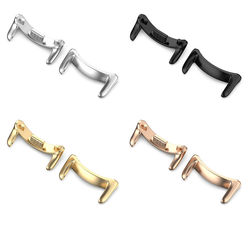 2PCS 12MM Watch Connectors Header Steel Adapter For Xiaomi Band 8/8 NFC/9/9 NFC