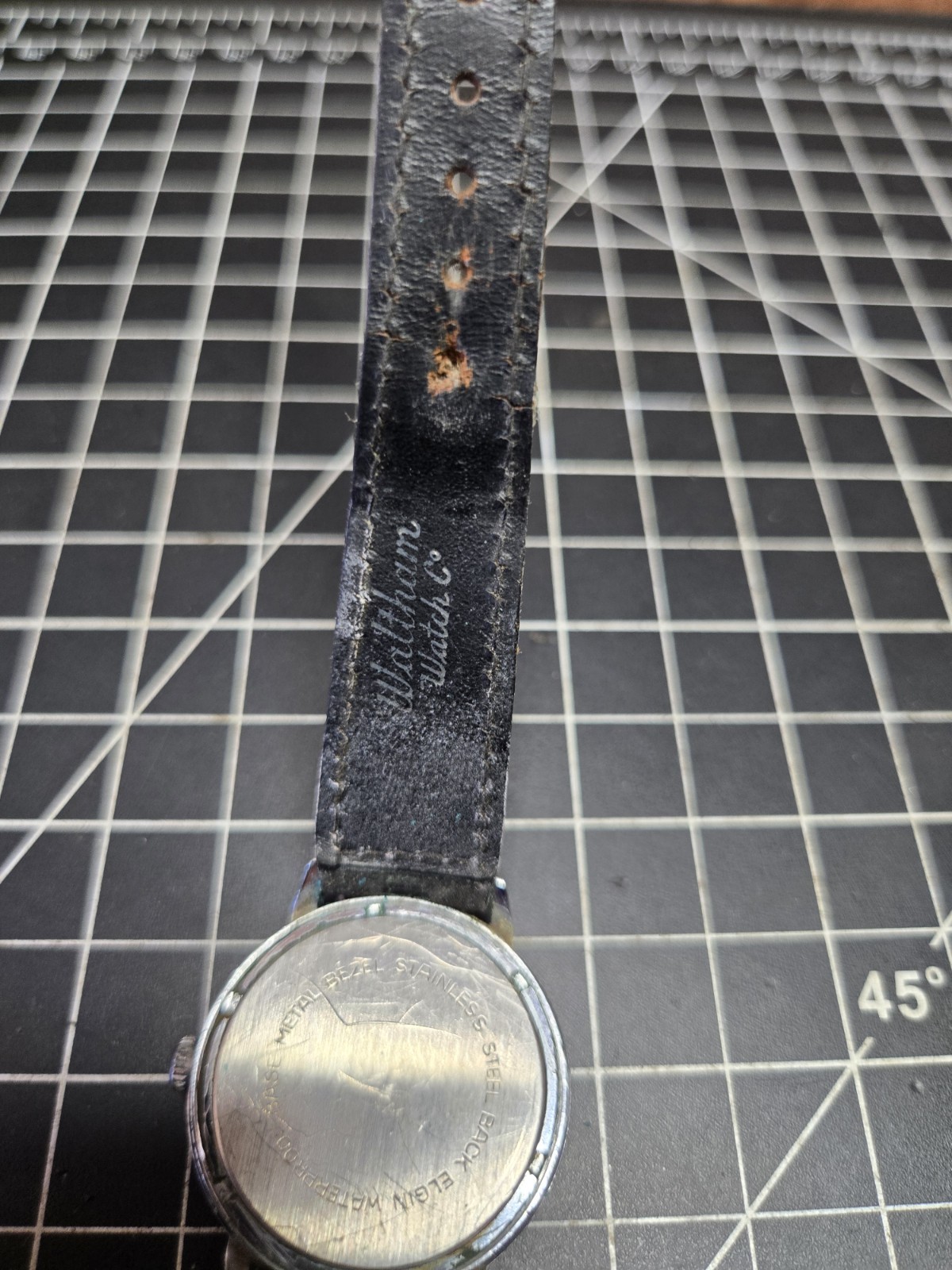 elgin sportsman 17j watch date parts repair vintage