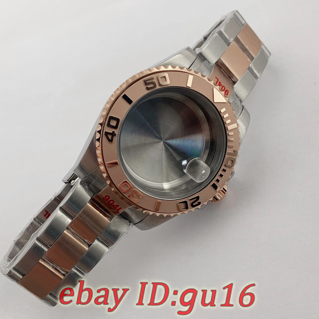 40mm Sapphire crystal Watch Case Fit NH34 NH35 NH36 ETA2824/2836 Miyota8215 821A