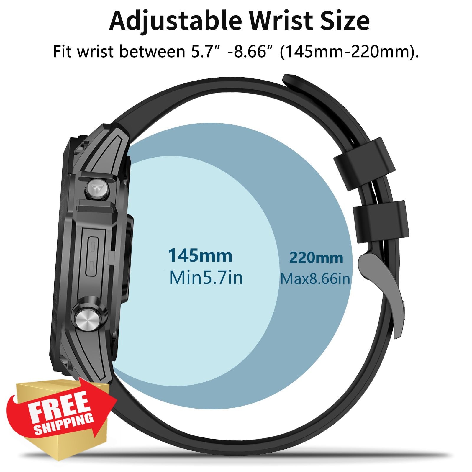 ZPJPPLX 26mm Bands for Garmin Fenix 8 Pro 7X 6X 5X Mk2i MK3i