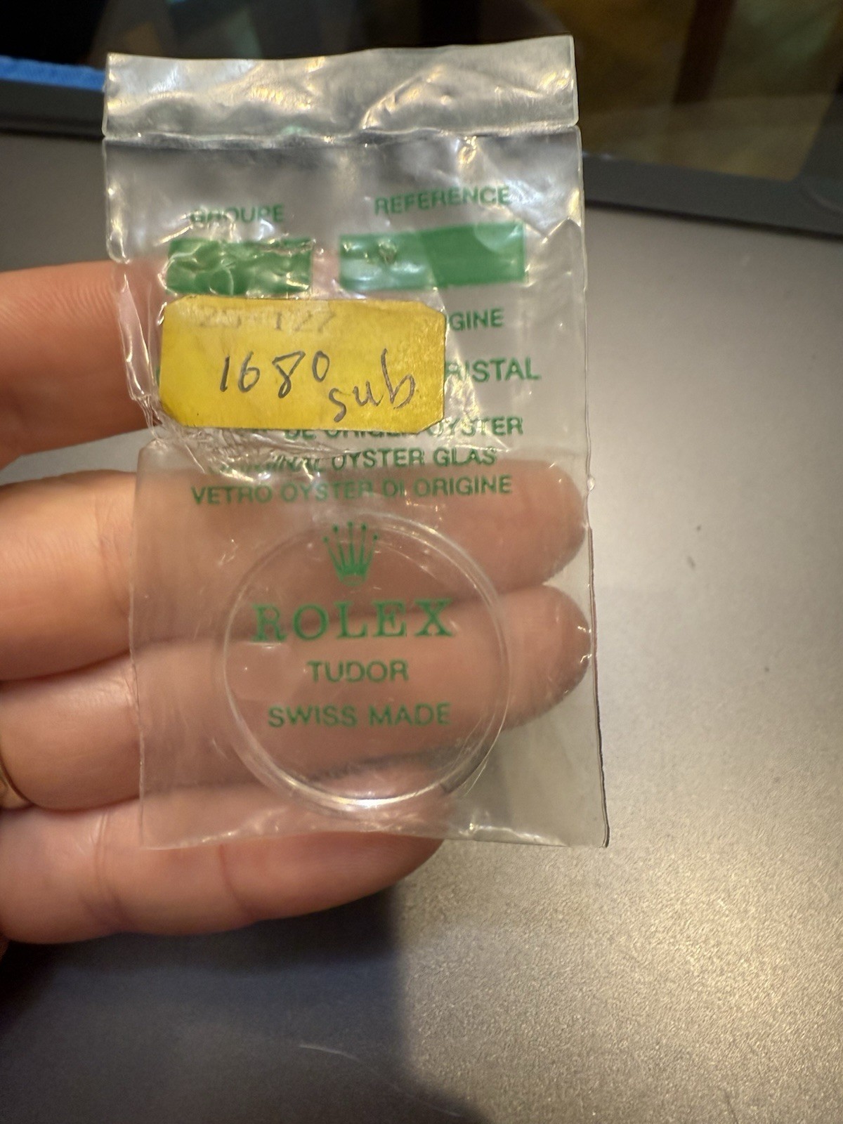 Rolex Authentic 25 127 Crystal For Submariner 1680 Submariner Watch New