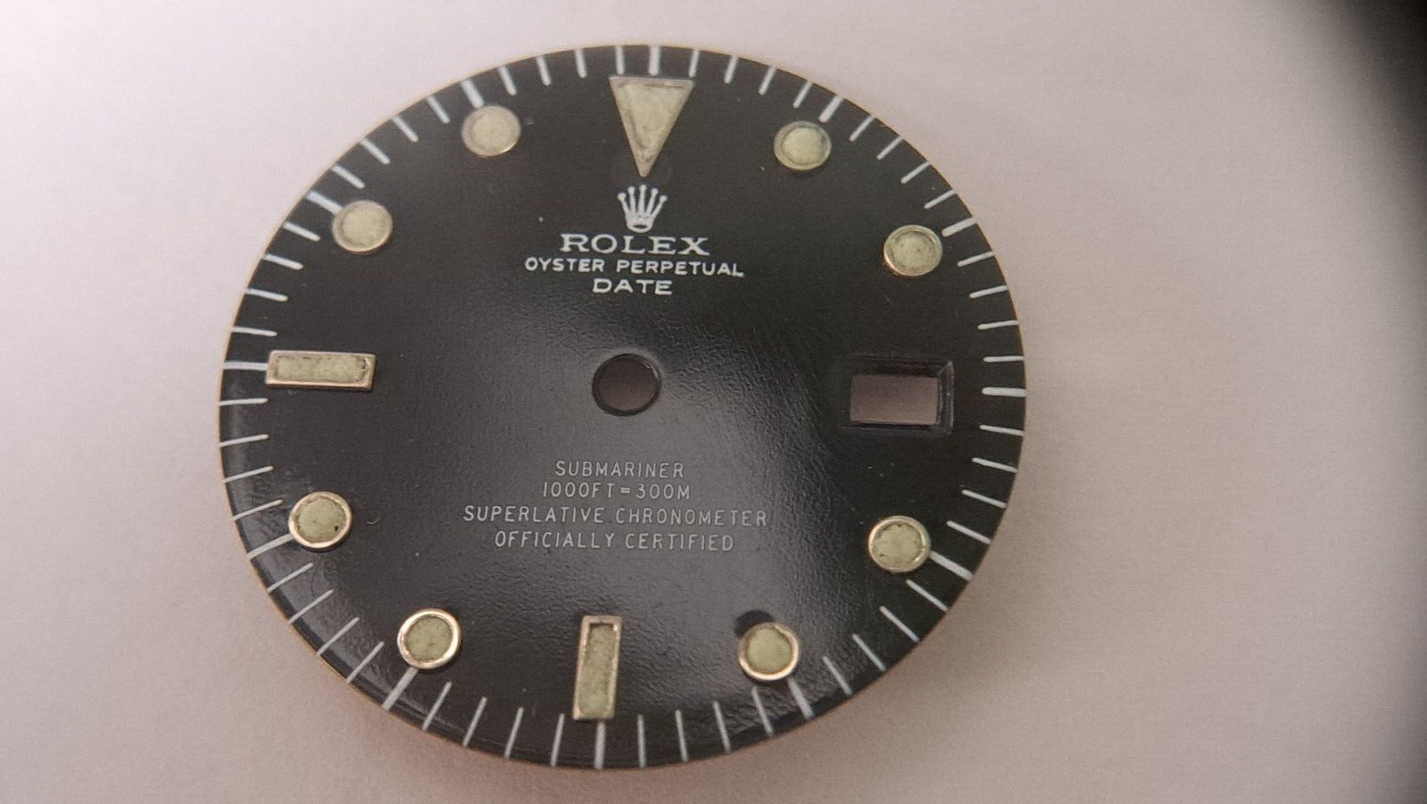 Original Rolex Submariner 16613 16618 16803 BLACK AND WHITE Watch DIAL DATE, SWI