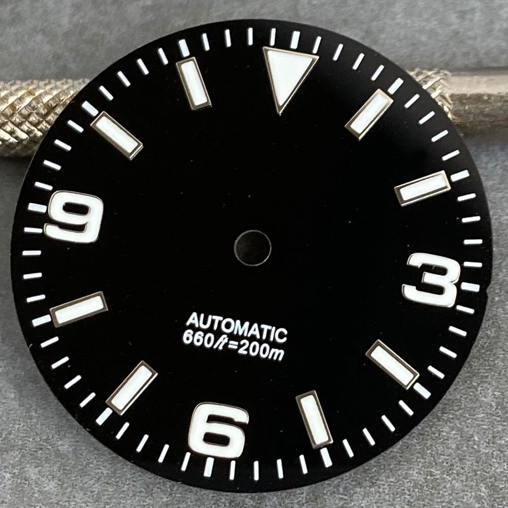 29mm Luminous 3 6 9 Watch Dial Face For NH35 ETA2824 Miyota 8215 Movt Watch Part
