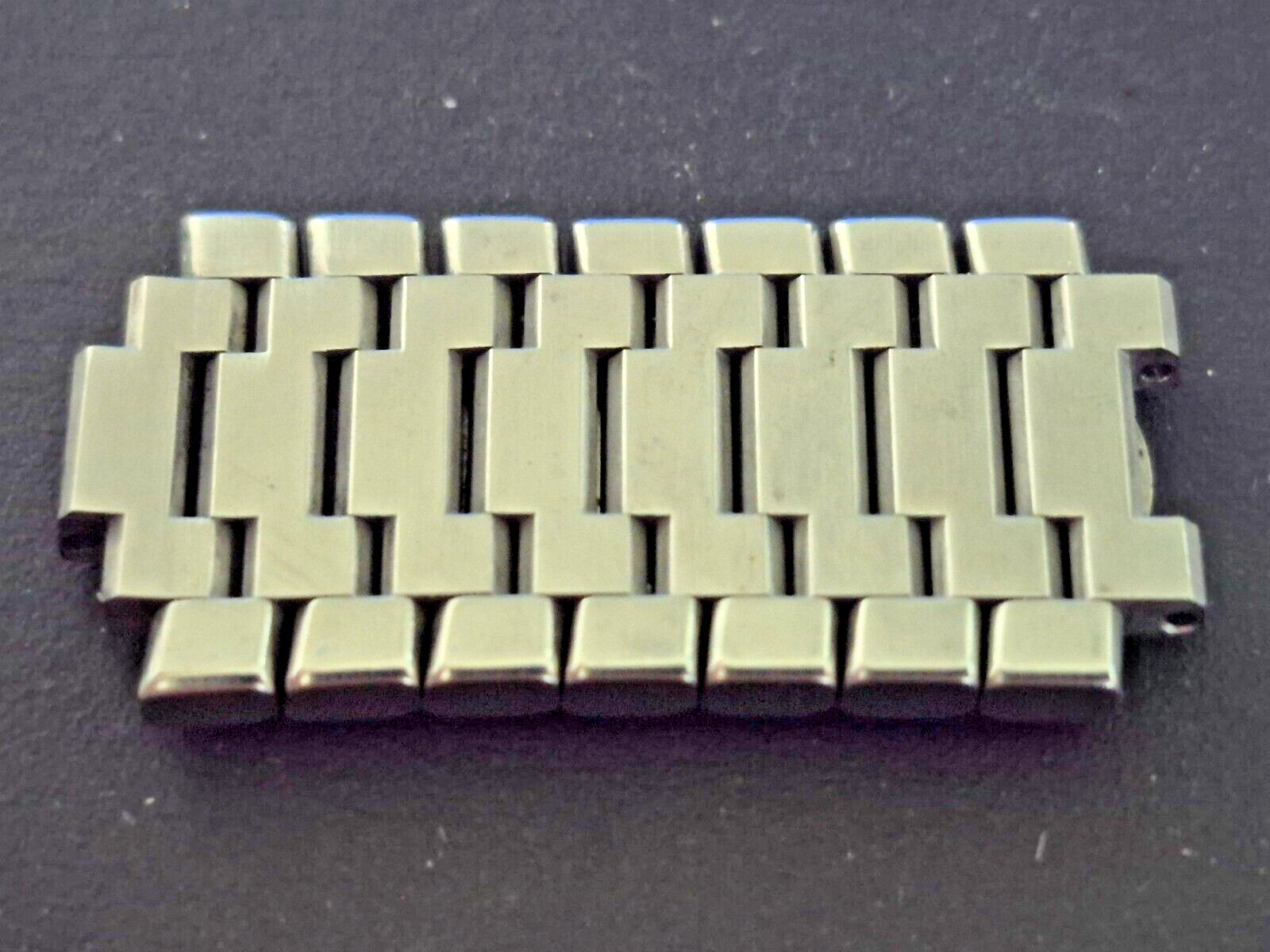 EBEL Classic Wave 7 Link Steel & Gold Segment for bands found on 21mm lug cases