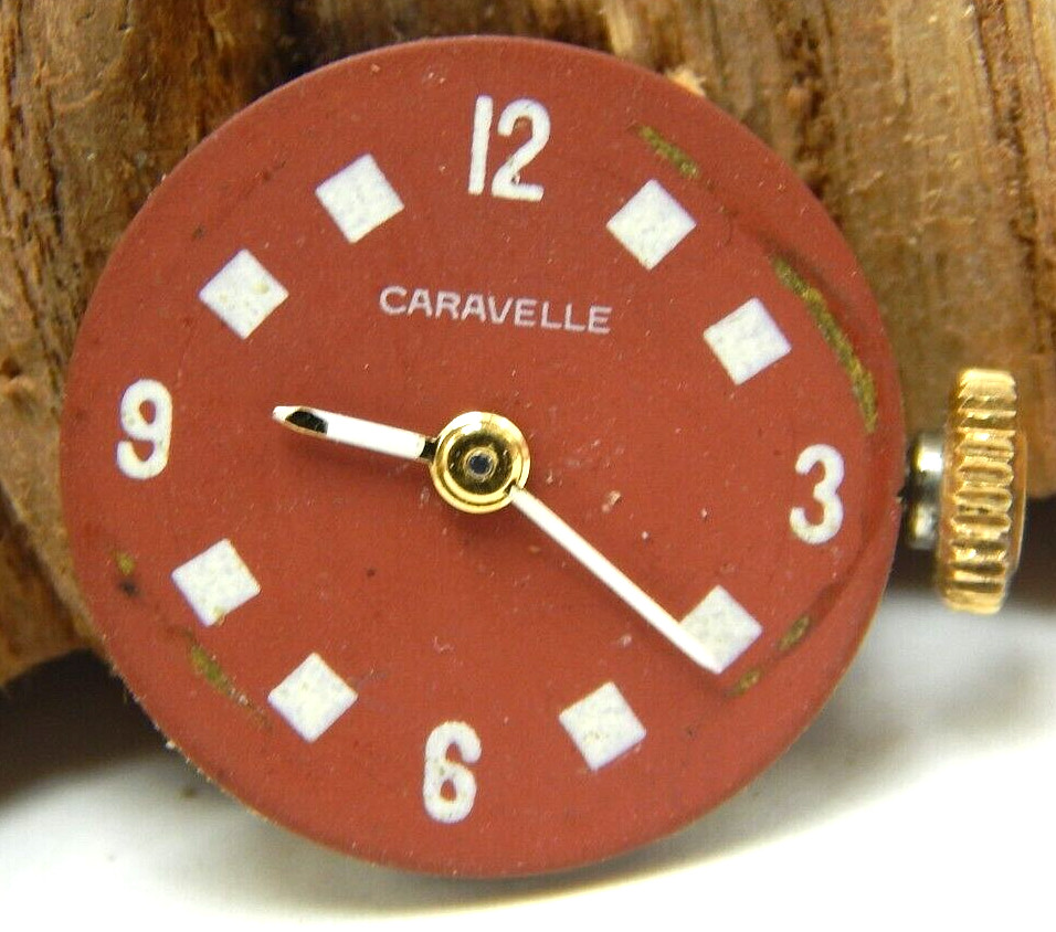 Vintage Caravelle by Bulova 1971 5BW 17 jewel ladies wrist watch movement