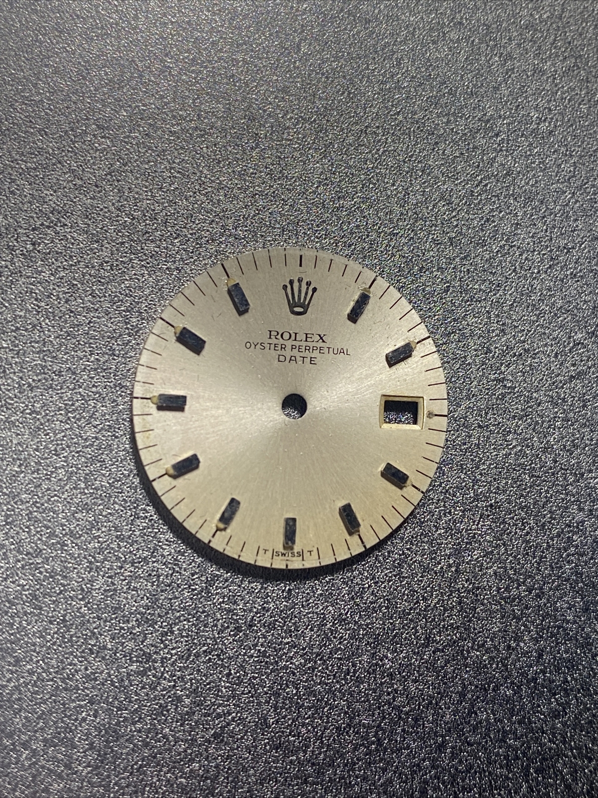 Old Genuine Rolex Silver Dial Date For Cal 6917 6517 6916 6516 #E