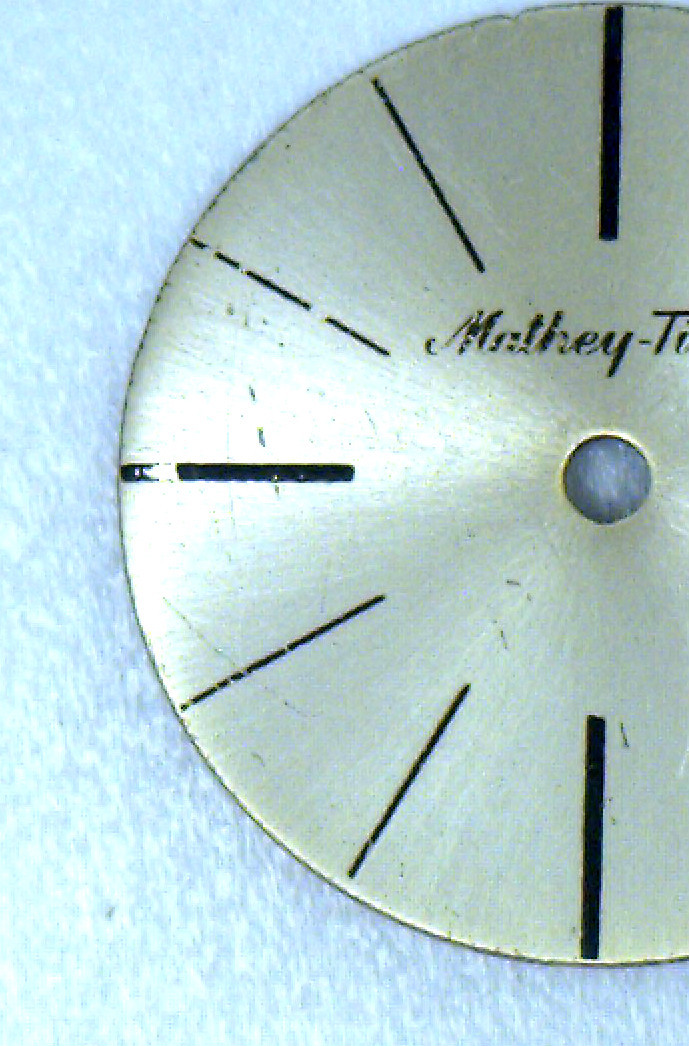 Antique Vintage MATHEY TISSOT Round Wrist Watch Dial Face 16 mm diameter #W640