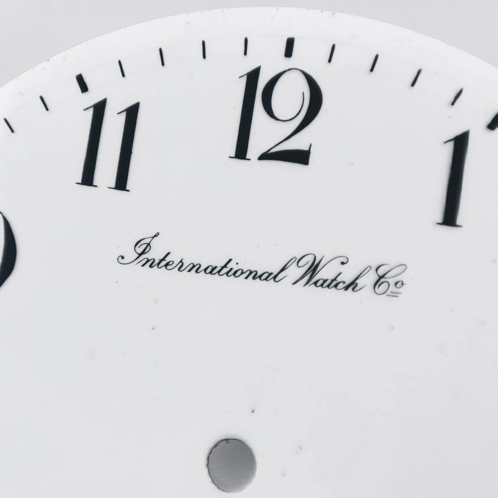 Vintage IWC Schaffhausen Pocket Watch Enamel Dial – 49mm – Authentic Parts