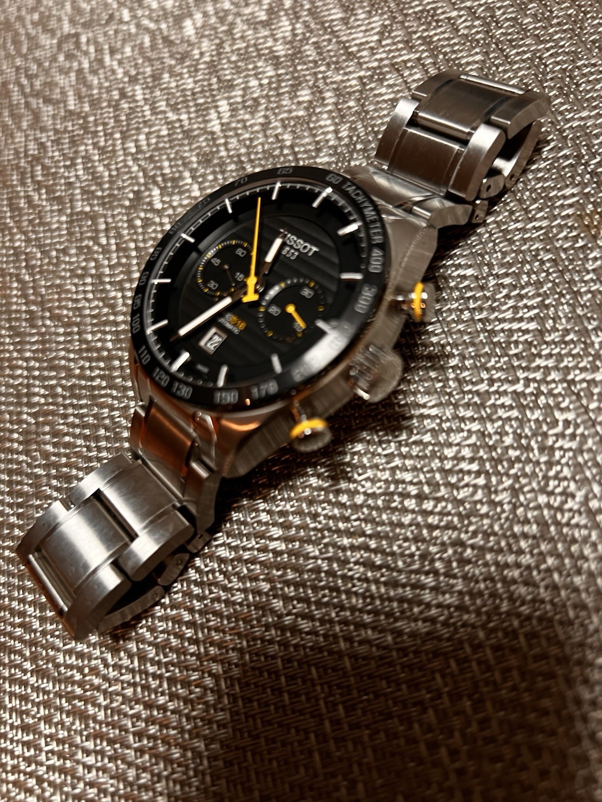 Tissot Chronograph PRS516 Chronograph Watch Automatic Black Dial 44mm