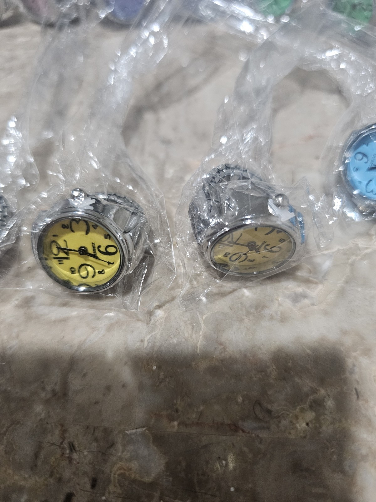 Custom Watch Rings Watch Ring Stretch Band, Multicolor Moving Style Design