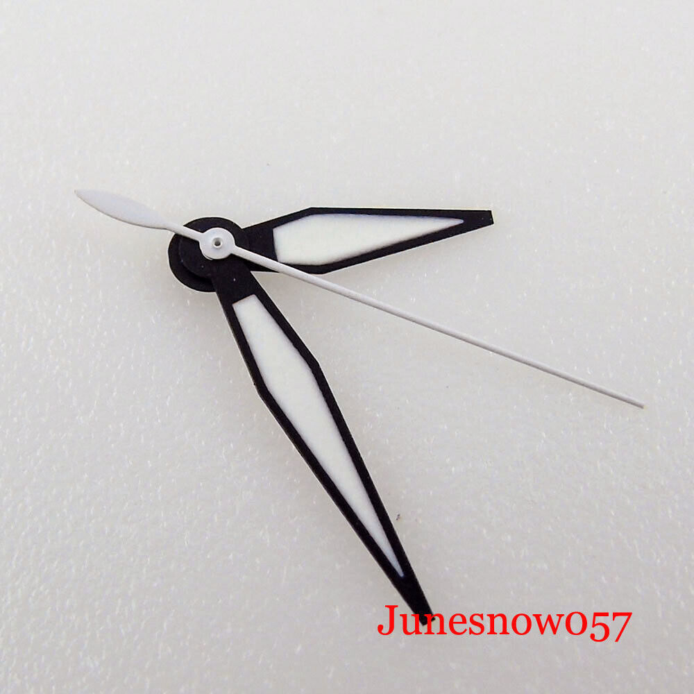 33.6mm Men Black/Sliver Watch Lume Dial Fit NH35A NH36A ETA2824 PT5000 Movement