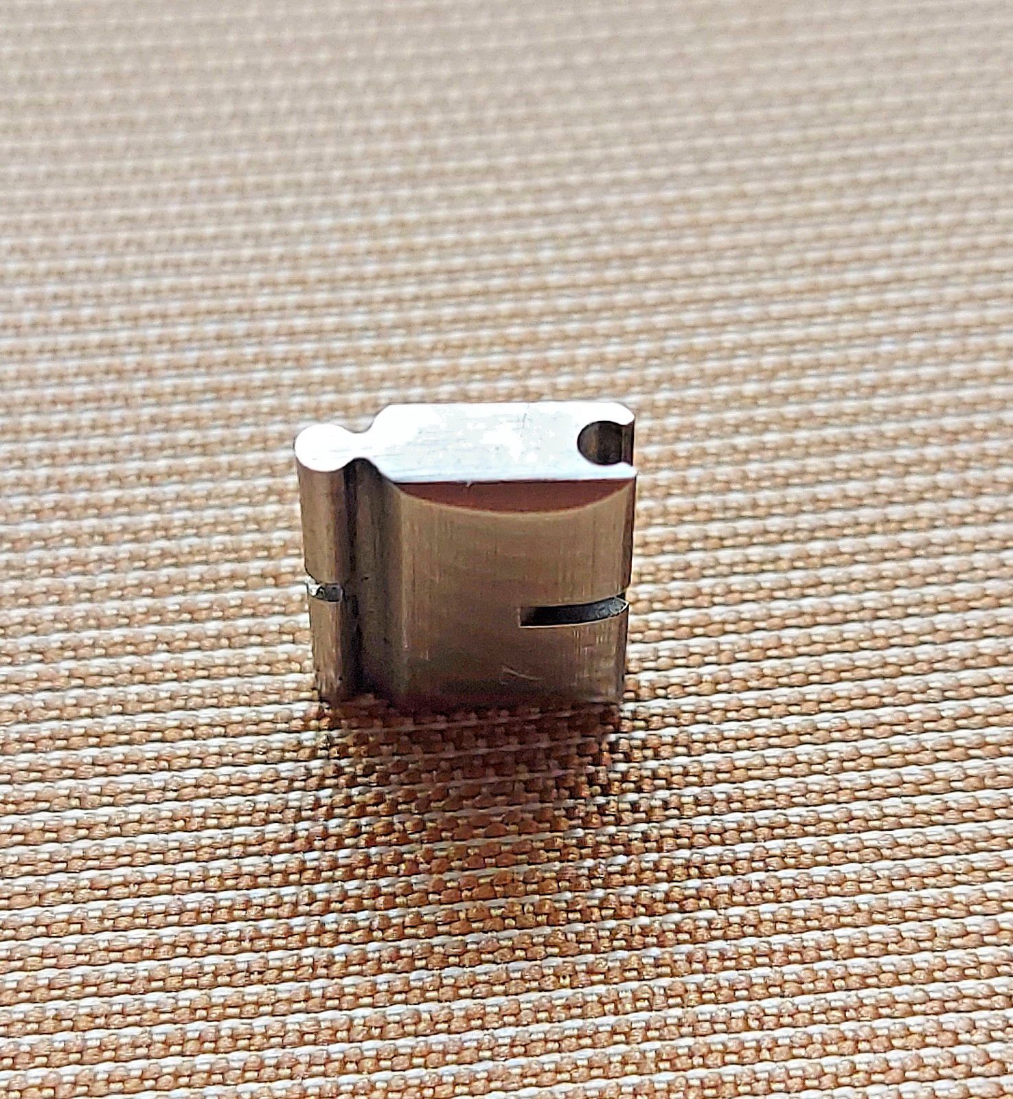 Authentic Cartier Santos Lady 29mm Bracelet Link Steel Gold 10mm plugged in I049