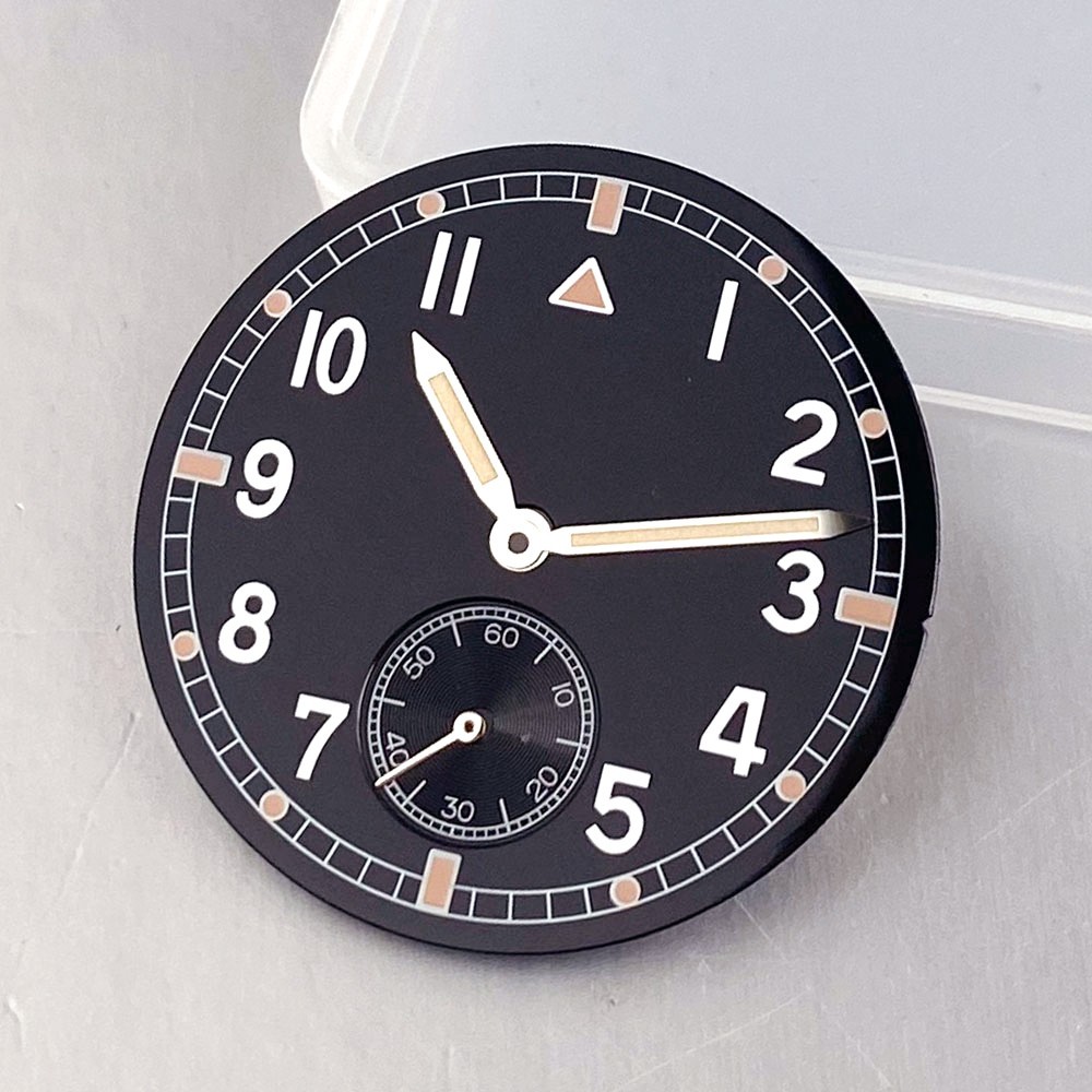Retro Watch Case 36mm for Sea-gull ST1701 Automatic Movement Sector Dial Small