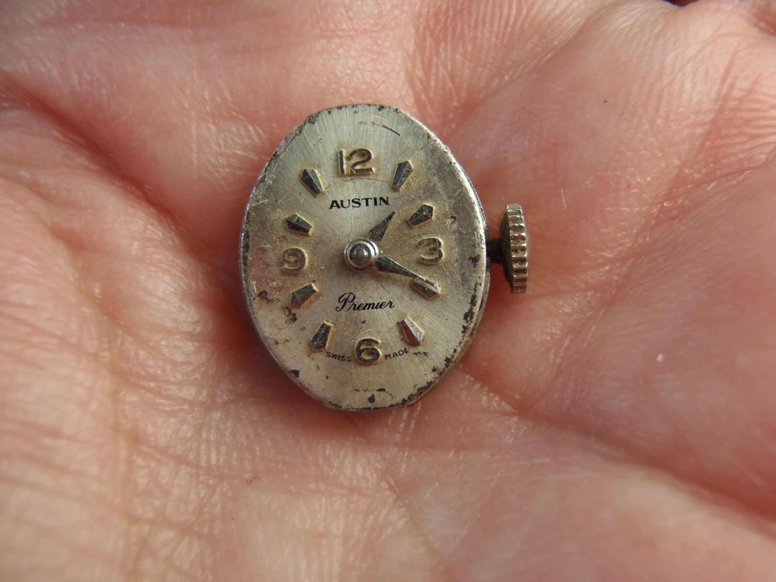 Austin Cal. 1677 Swiss Made 17 Jewels Wristwatch Movement Running