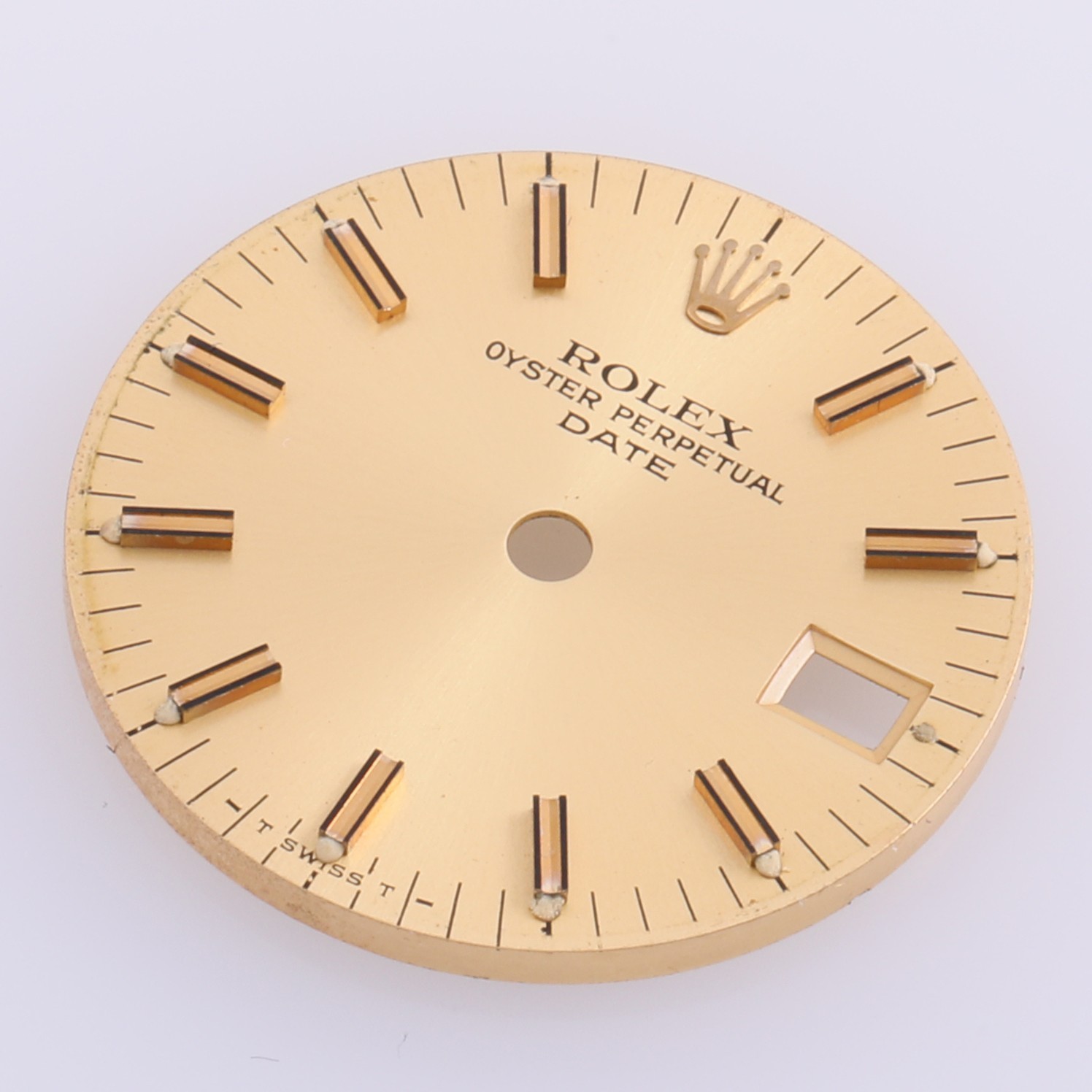 Rolex Lady Date 26mm Champagne Stick Dial T Swiss T 6917 69173 69178 #J22