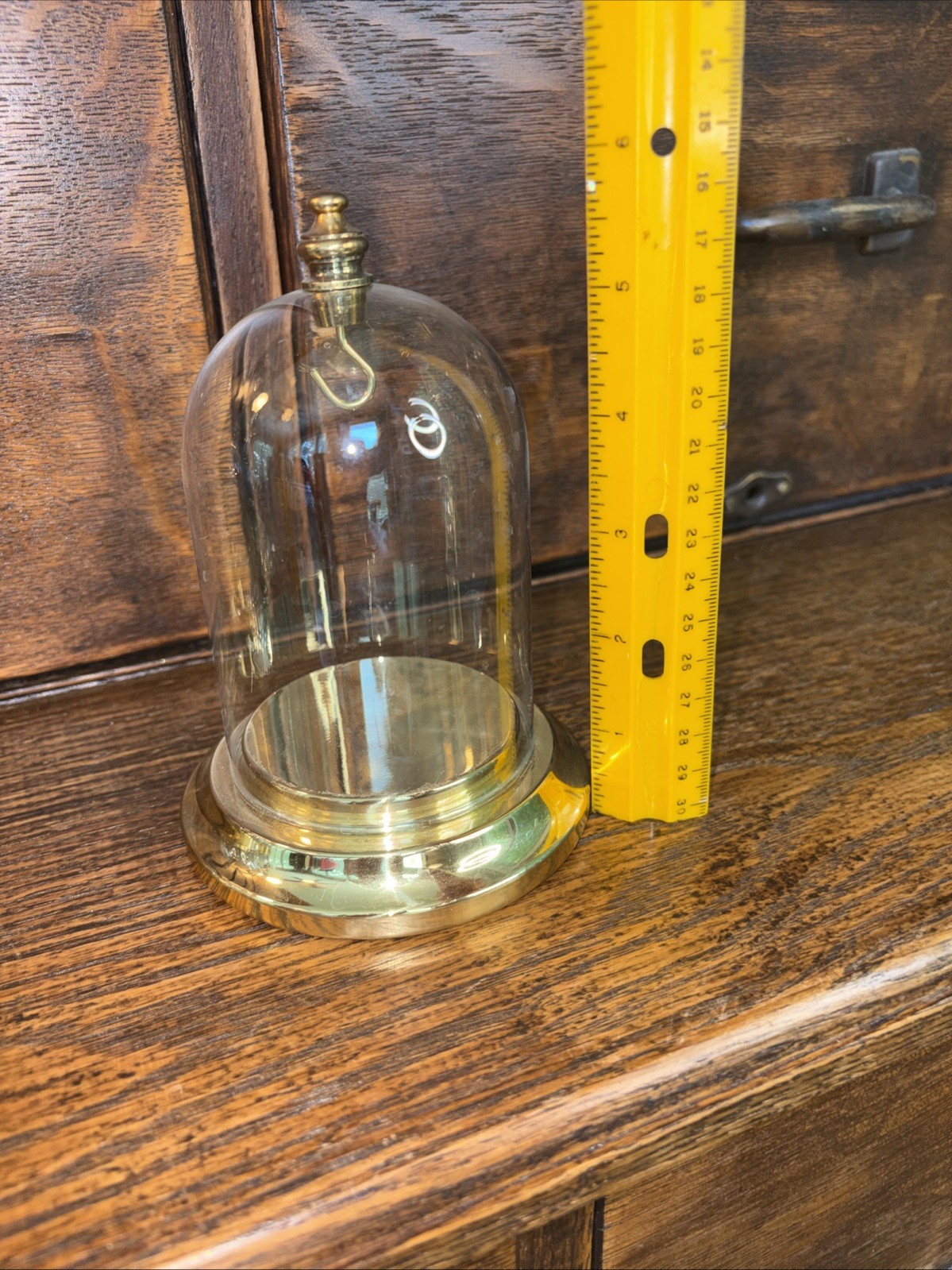 Pocket Watch Holder Glass Display Dome w/ Base