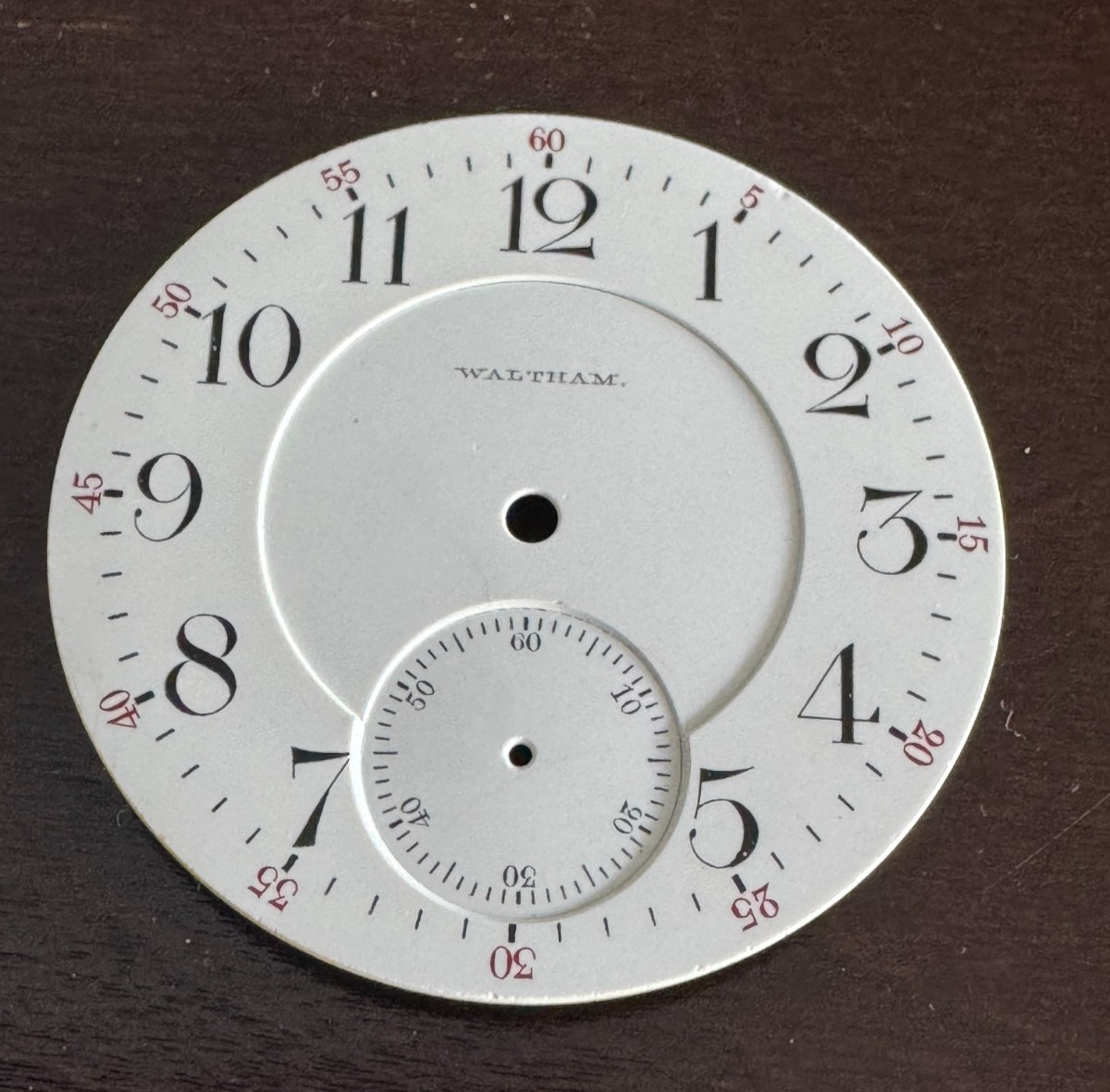 VINTAGE 18 SIZE WALTHAM R.R. 1892 VANGUARD CRESCENT POCKET WATCH PORCELAIN DIAL