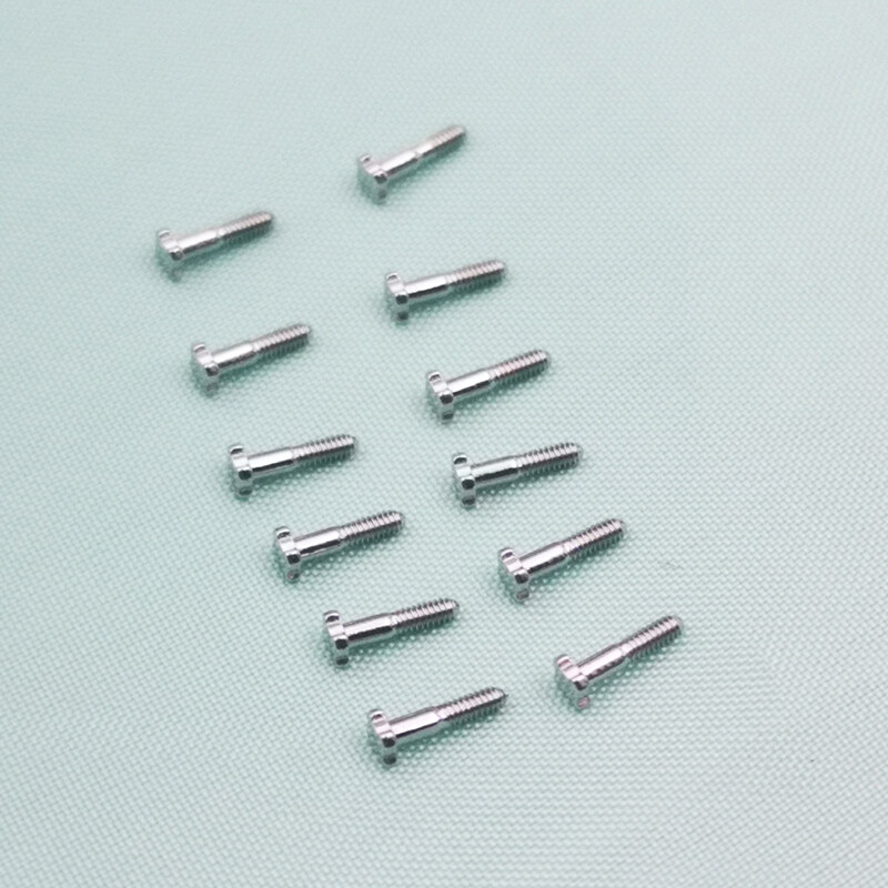 12 PCS 4 Star Silver Polished Stainless Steel Screw For Richard Mille Watch Case