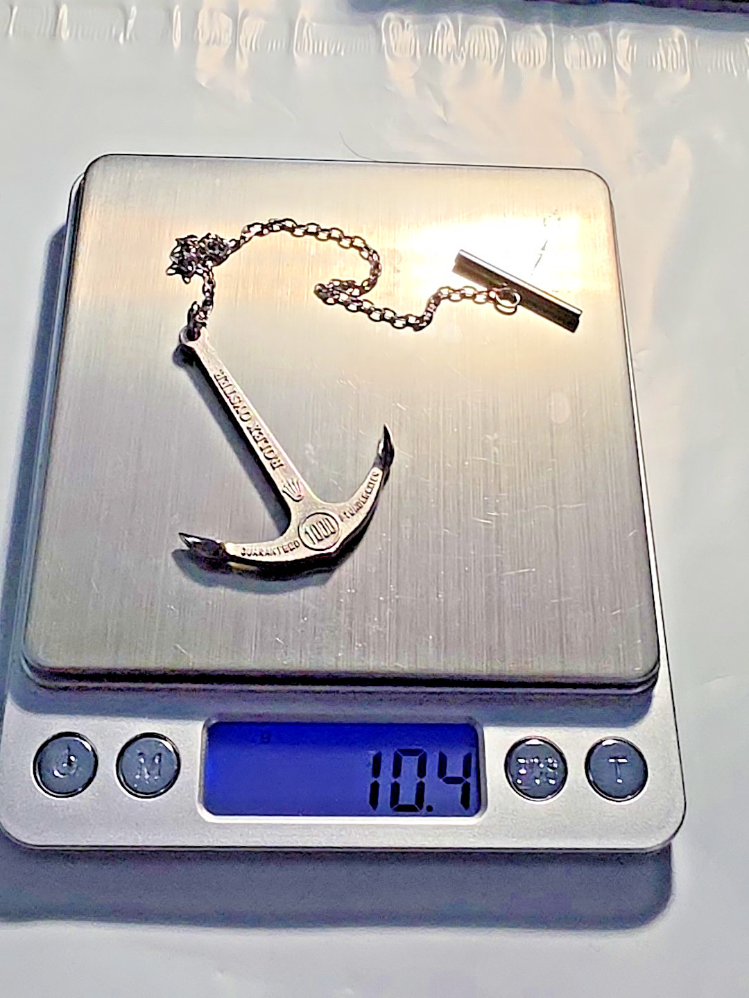 VINTAGE OYSTER SUBMARINER ANCHOR WITH T – BAR CHAIN / 300 Metres