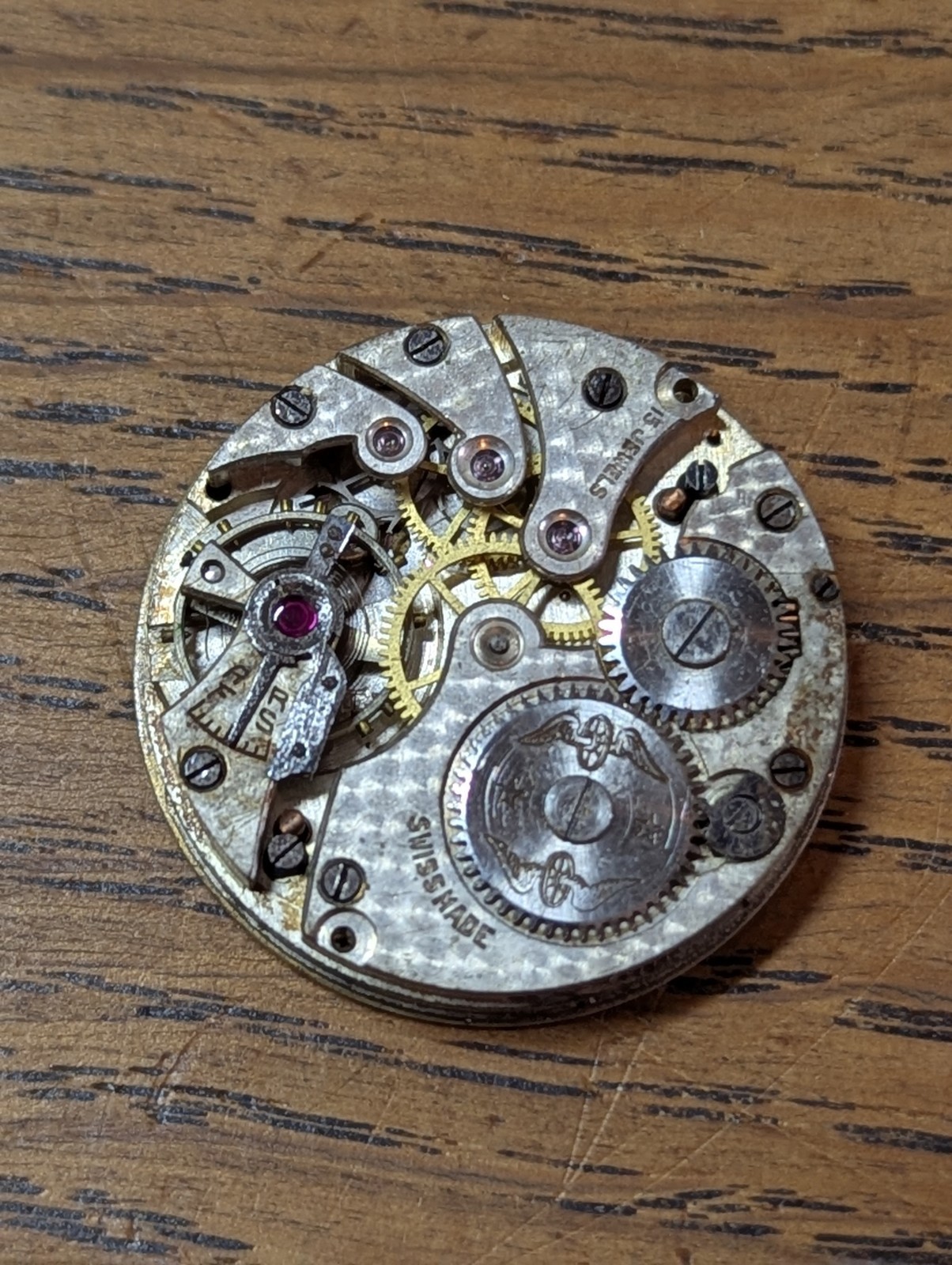 Rotary Watch Movement / Dial / Hands for Restoration, Good Balance #S89